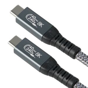 포터블모니터연결용 C타입케이블 8K USB4 미러링선 1M