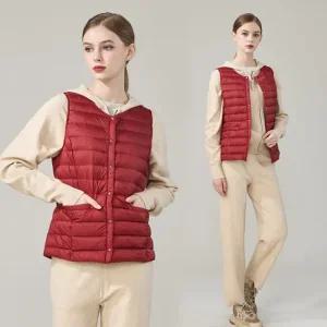 로코엘라 셀러브 초경량 여성 구스다운 베스트