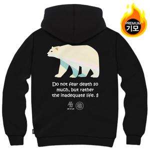 간쓰리 포울러 국내생산 기모 후드티