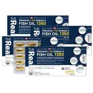 더리얼 프리미엄 알티지RTG 오메가 피쉬오일 1350 x 4박스
