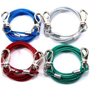 와이어 대형견 강아지 소형견 리드줄 목줄 개줄