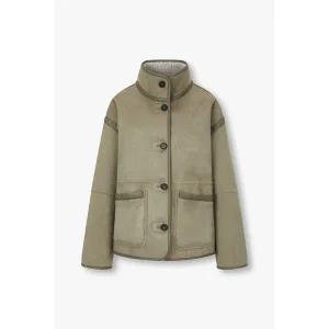 [STUDIO TOMBOY](대전신세계)리버시블 하이넥 무스탕 (9174461982)