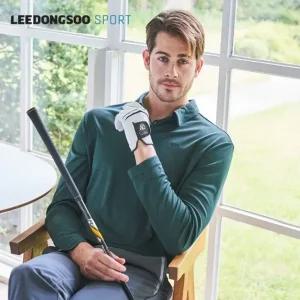 이동수 골프웨어 남성 시그니처 베이직 긴팔 카라 티셔츠