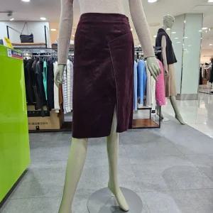 시슬리/애플아울렛/코듀로이 언발 스커트 SASK51661