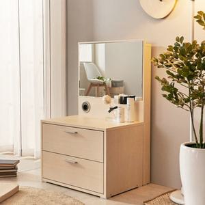 600 낮은 콘센트 좌식 화장대 서랍 미니 원룸 작은