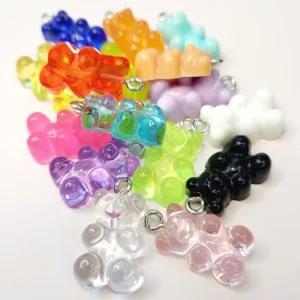 투명 곰 펜던트 젤리 제작 패션 부자재 곰돌이 연예인 팔찌 만들기 악세사리