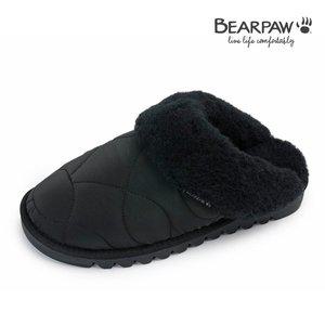 [베어파우](하남점)(BEARPAW) 여성  패딩 양털슬리퍼 CIELO 블랙 K2937001QD