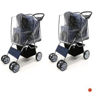 피카노리 강아지 고양이 유모차 개모차 레인커버 X2