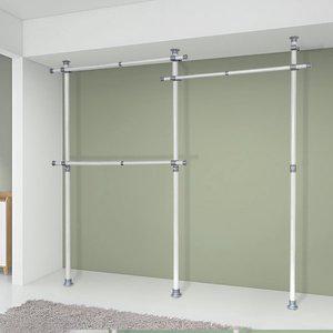 [가화홈시스]  굵은기둥 수납 3단 옷걸이 행거 (B3300)