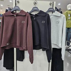 [클라이드앤]바스키아 반집업카라티셔츠