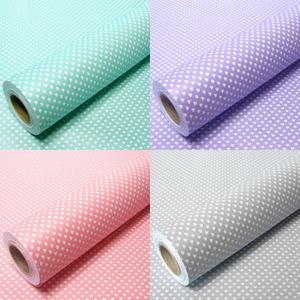 디자인랩 펄 하트 종이 양면 롤포장지 53cmX10m 랜덤색상