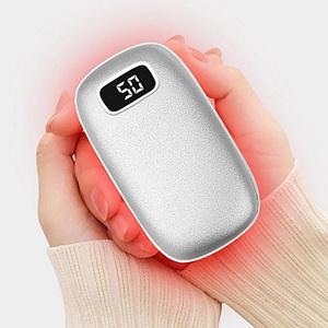 손난로 겸용 보조배터리 디지털 LED 5000mAh 충전식핫팩 C타입 각인 인쇄