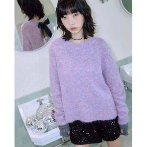 [LAP](신세계 사우스시티)뒷리본 탈착형 포인트 니트 AQ4KHA26