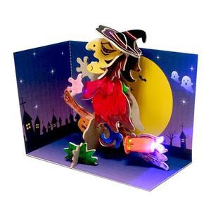 [IXHH414I_4A]3D목공 마녀여행 만들기 2EA