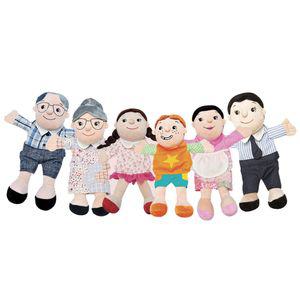 구연동화 가족 손인형 6종 세트
