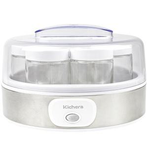 키체라 데일리 요거트 메이커 유리용기 7개입 화이트 1세트