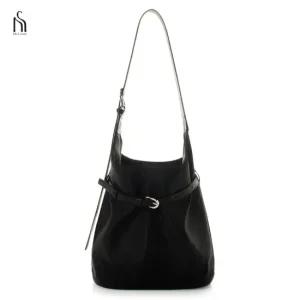 [론칭가 88,000원] 맥끌라니 벨티드 나일론 버킷백