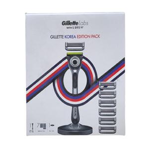 질레트 랩스 딥 클렌징 바 면도기(핸들1개+전용날7개+스탠드)/