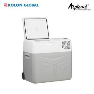 [코오롱 공식판매] 알피쿨 S50 차량용냉장고 캠핑냉장고 코오롱수입 정식A/S 크림 휴대용 이동식 차박