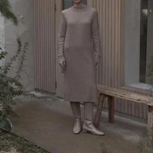 라쿤울앙고라혼방니트원피스1종