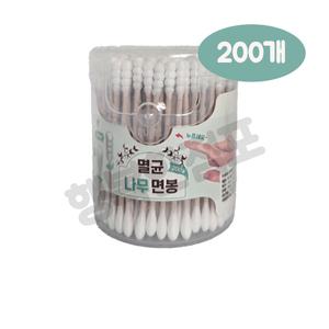 멸균 나무면봉 200개