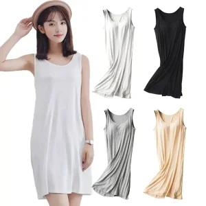 일체형 모달 브라캡 나시원피스 브라탑 홈웨어 실내복 잠옷