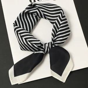 11종 여름 짧은스카프코디 작은 미니 스트라이프 남자목스카프 쁘띠손수건