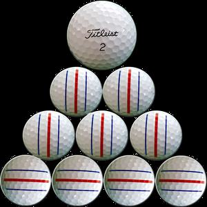 로스트볼 타이틀 2피스 흰 10알 골프공