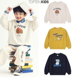 [탑텐키즈](의정부점)25년SS 남아) 버비 더블니트 그래픽 스웨트셔츠 MKF1TR1101