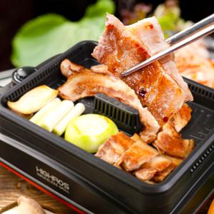 연기먹는 하이로스 전기그릴 HQ5 가정용 그릴 고기 전기팬 무연