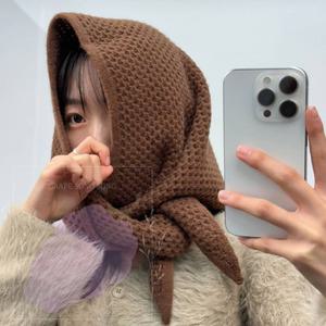 BG 겨울숄 여성숄 부드러운머플러 심플한목도리 여성 삼각 숄