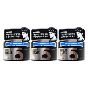 엘지 엘라스틴 맨인매트 무광택 헤어 왁스 페이스트 80g X 3개