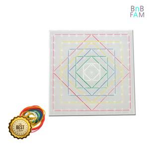 놀이수학 도형만들기판 수개념놀이 지오보드 도형전개 과학실습 과학완구