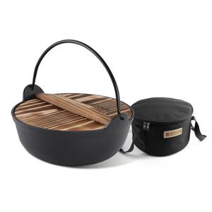 800도씨 샤브샤브 냄비 오뎅탕 무쇠 전골+가방세트