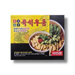 우불식당 즉석우동 한국식 가락우동 221.5g x 10개