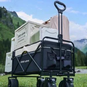 벤치형웨건 초대형 접이식의자 카트 캐리어 트레일러 캠핑 케리어 자전거 폴딩 아웃도어