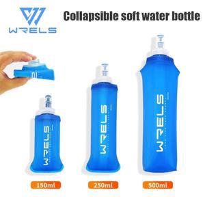 WRELS TPU 소프트 보틀 접이식 실리콘 물병 러닝 사이클링 마라톤 야외 스포츠 BPA 프리 라이트