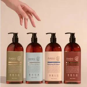 아미니 홈스파 오일 바디워시 400ml 3개