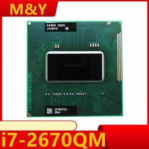 리퍼 쿼드 코어 8 스레드 CPU 프로세서 i7-2670QM i7 2670QM SR02N 2.2 GHz 6M 45W 소켓 G2 / rPGA988B