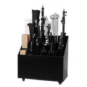 카메라삼각대 보관함 이동식 카메라삼각대보관 스탠드 화이트 12칸 52x36.5x76.5cm