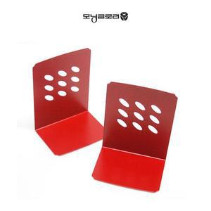 [ME5KPN9P_52CK]용품 CI L자 북앤드 레드 책상 정리