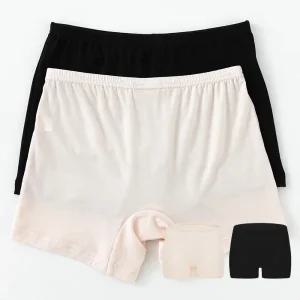 BYC 여성사각팬티 드로즈팬티 네모팬티 숏팬츠 시원한 인견 여름용 2매입