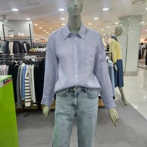 시슬리/애플아울렛/포켓 자수 린넨 셔츠 SAWSC1531