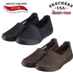 [롯데백화점]스케쳐스 스케쳐스 여성 캐쥬얼 슬립온 아치핏 업리프트 SC0WFCDY091-092 2종