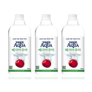 베지아쿠아 과일 채소 세정제 리필 1000ml (3개)