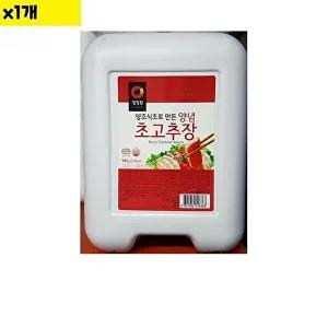 [셀러허브 패션][JHNO6QUS_52EC]유통 도매 초고추장 청정원 14Kg 1개