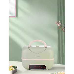 일본 전기보온도시락 충전식 보온통 가열 휴대용 온열 보온 무선 도시락통 스테인리스