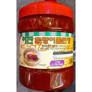 [JHN225S0_52EN]쫄면양념장 쫄면비빔장 액상소스 2k X6