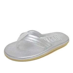 [공식정품 매장AS가능] 아일랜드슬리퍼 클래식 플립플랍 레더 여성 쪼리 슬리퍼 실버 PT202M-SW