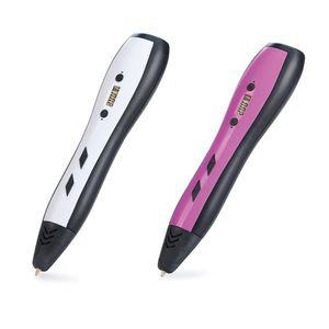 고급형 3D펜 온도 속도조절 프린터 Fi-9A 화이트 퍼플 3D 펜 프린 터 팅펜